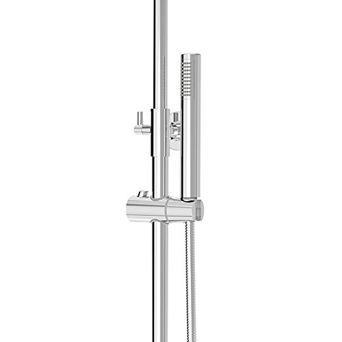 Design Duscharmatur mit Thermostat, Handbrause und ...