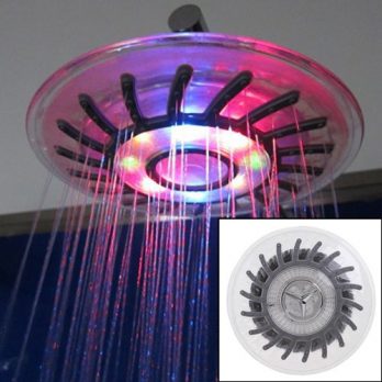 4-farben LED duschkopf